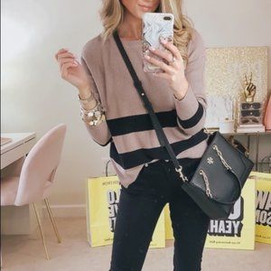 BP Varsity Stripe Sweater